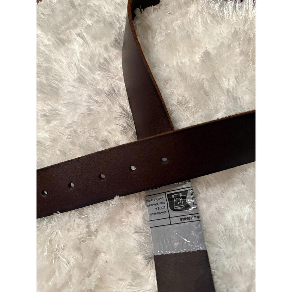 NWT! Frye Flat Leather Belt Size Large - Picture 3 of 9
